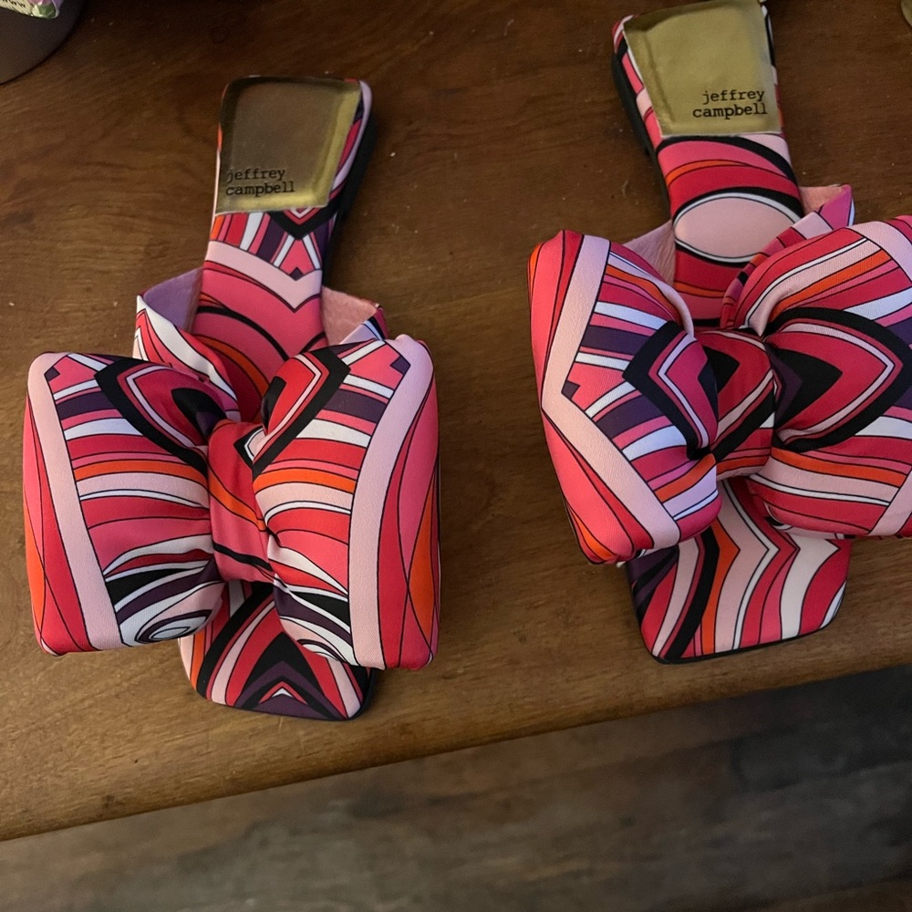 Jeffrey Campbell whimsical flat sandals